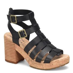 Kork-Ease Camille sandals. Size 8M. Color black. Like new condition